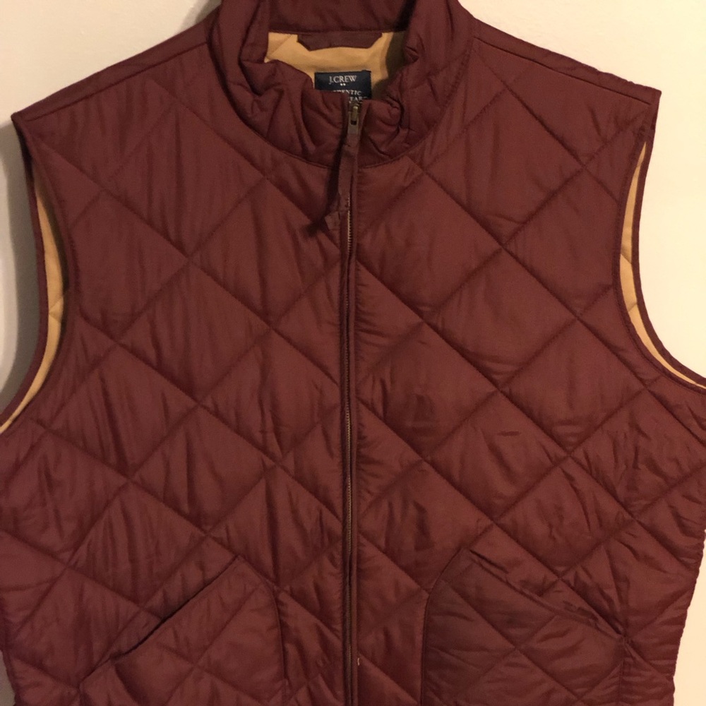 J Crew maroon vest